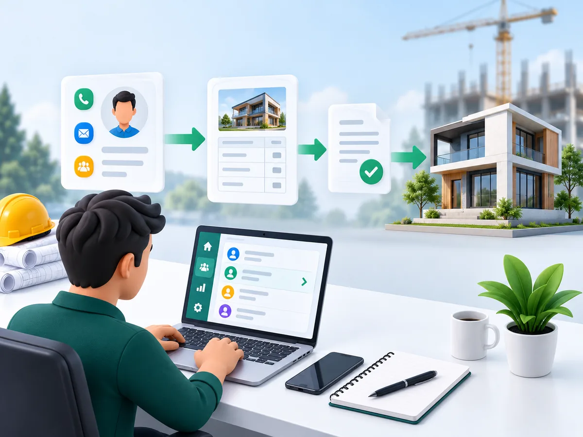 Convert a won lead straight into a project